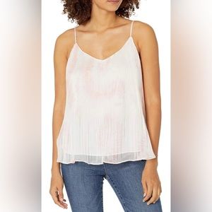 Pink and White Tank Top